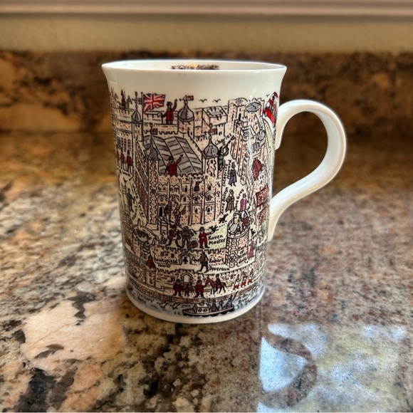 The Tower of London Bone China Mug by Peter Smith - Picture 1 of 7